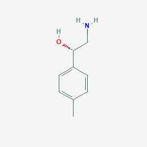molecular formula C9H13NO B142753 (1S)-2-Amino-1-(4-methylphenyl)ethan-1-ol CAS No. 149403-05-4