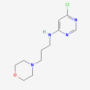 6-chloro-N-(3-morpholinopropyl)pyrimidin-4-amine