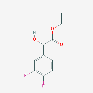 molecular formula C10H10F2O3 B1427531 Ethyl 2-(3,4-difluorophenyl)-2-hydroxyacetate CAS No. 1248719-87-0