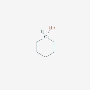 molecular formula C6H9Li B14275322 lithium;cyclohexene CAS No. 141874-73-9