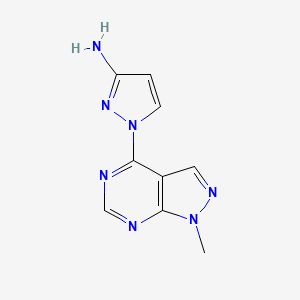 1-{1-methyl-1H-pyrazolo[3,4-d]pyrimidin-4-yl}-1H-pyrazol-3-amine