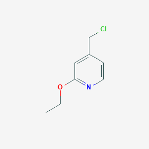 molecular formula C8H10ClNO B1427536 4-(Chloromethyl)-2-ethoxypyridine CAS No. 153928-59-7