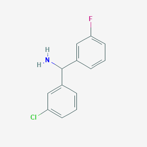 (3-Chlorophenyl)(3-fluorophenyl)methanamine