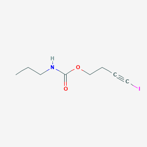 molecular formula C8H12INO2 B14275505 4-Iodobut-3-yn-1-yl propylcarbamate CAS No. 138248-79-0