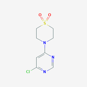 4-(6-Chloropyrimidin-4-yl)thiomorpholine 1,1-dioxide