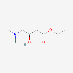 molecular formula C8H17NO3 B14275552 Ethyl (3R)-4-(dimethylamino)-3-hydroxybutanoate CAS No. 172585-00-1