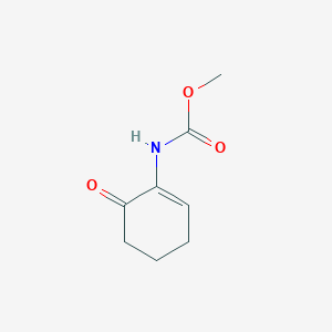 molecular formula C8H11NO3 B14275627 Carbamic acid, (6-oxo-1-cyclohexen-1-yl)-, methyl ester CAS No. 172686-91-8