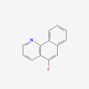 molecular formula C13H8FN B14275672 5-Fluorobenzo[h]quinoline CAS No. 163275-58-9