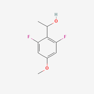 molecular formula C9H10F2O2 B1427570 1-(2,6-Difluoro-4-methoxyphenyl)ethanol CAS No. 1250487-28-5