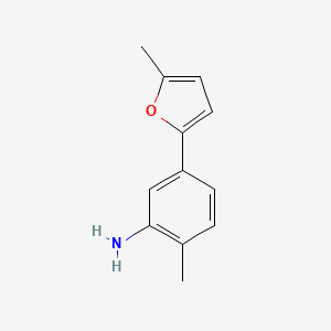 2-Methyl-5-(5-methylfuran-2-yl)aniline