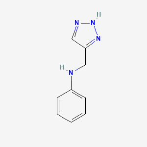 N-(1H-1,2,3-triazol-5-ylmethyl)aniline