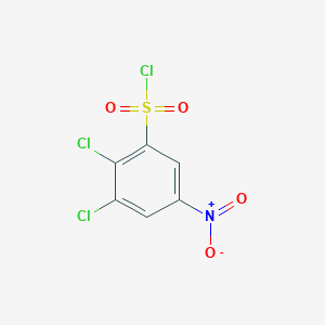 2,3-Dichloro-5-nitrobenzene-1-sulfonyl chloride