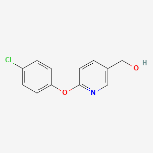 [6-(4-Chlorophenoxy)pyridin-3-yl]methanol