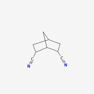 molecular formula C9H10N2 B14275829 Bicyclo[2.2.1]heptane-2,6-dicarbonitrile CAS No. 132112-67-5