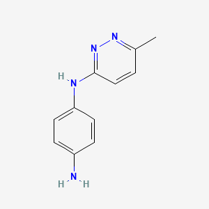 N1-(6-methylpyridazin-3-yl)benzene-1,4-diamine