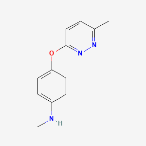 N-methyl-4-((6-methylpyridazin-3-yl)oxy)aniline