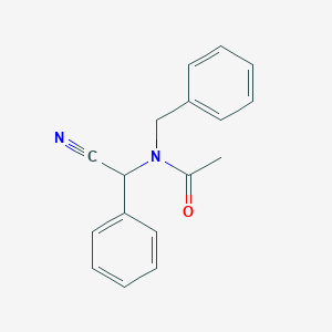 molecular formula C17H16N2O B14275885 N-Benzyl-N-[cyano(phenyl)methyl]acetamide CAS No. 129879-94-3