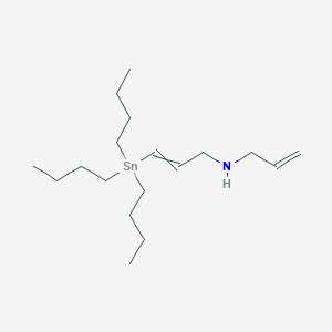 molecular formula C18H37NSn B14275935 N-(Prop-2-en-1-yl)-3-(tributylstannyl)prop-2-en-1-amine CAS No. 140653-78-7