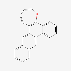 molecular formula C22H14O B14275955 Benz[3,4]anthra[2,1-b]oxepin CAS No. 132172-56-6