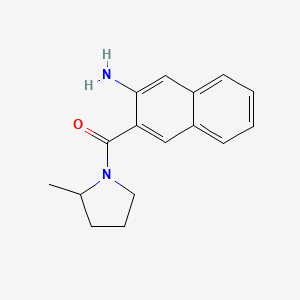 3-(2-Methylpyrrolidine-1-carbonyl)naphthalen-2-amine