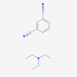 molecular formula C14H19N3 B14275980 benzene-1,3-dicarbonitrile;N,N-diethylethanamine CAS No. 140476-45-5