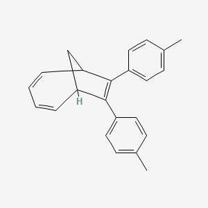 molecular formula C23H22 B14275991 7,8-Bis(4-methylphenyl)bicyclo[4.2.1]nona-2,4,7-triene CAS No. 138054-67-8