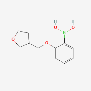 [2-(Oxolan-3-ylmethoxy)phenyl]boronic acid