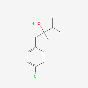 molecular formula C12H17ClO B1427603 1-(4-Chlorophenyl)-2,3-dimethylbutan-2-ol CAS No. 1742-38-7