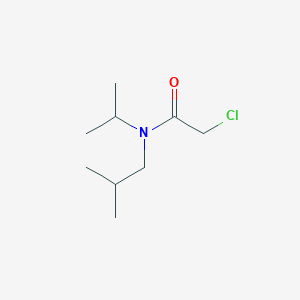 2-chloro-N-(2-methylpropyl)-N-(propan-2-yl)acetamide