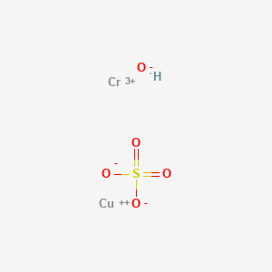 molecular formula CrCuHO5S+2 B14276092 Copper;chromium(3+);hydroxide;sulfate CAS No. 185672-09-7
