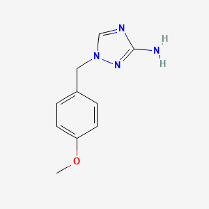 molecular formula C10H12N4O B1427610 1-[(4-methoxyphenyl)methyl]-1H-1,2,4-triazol-3-amine CAS No. 1178625-04-1