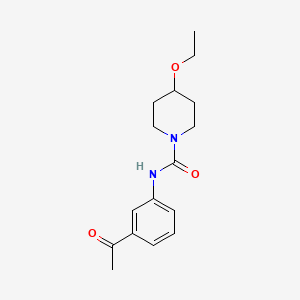 molecular formula C16H22N2O3 B1427616 N-(3-acetylphenyl)-4-ethoxypiperidine-1-carboxamide CAS No. 1304896-88-5