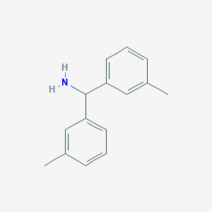 molecular formula C15H17N B1427618 Bis(3-methylphenyl)methanamine CAS No. 858453-29-9