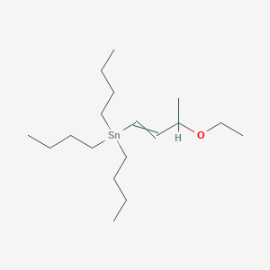 molecular formula C18H38OSn B14276203 Tributyl(3-ethoxybut-1-EN-1-YL)stannane CAS No. 161980-10-5