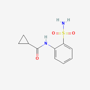 molecular formula C10H12N2O3S B1427623 N-(2-sulfamoylphenyl)cyclopropanecarboxamide CAS No. 1247243-57-7