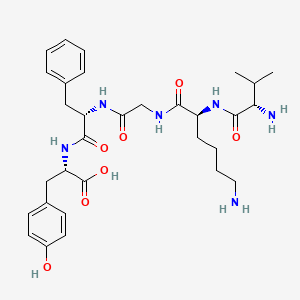 molecular formula C31H44N6O7 B14276255 Val-Lys-Gly-Phe-Tyr CAS No. 175701-70-9