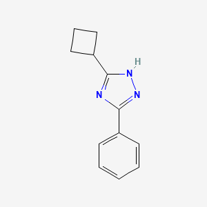 5-cyclobutyl-3-phenyl-1H-1,2,4-triazole