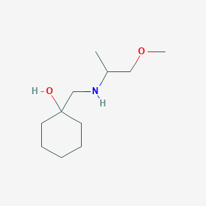 1-(((1-Methoxypropan-2-yl)amino)methyl)cyclohexan-1-ol