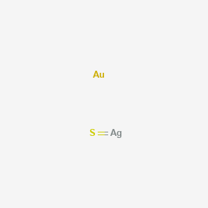 molecular formula AgAuS B14276305 Gold;sulfanylidenesilver CAS No. 132826-59-6