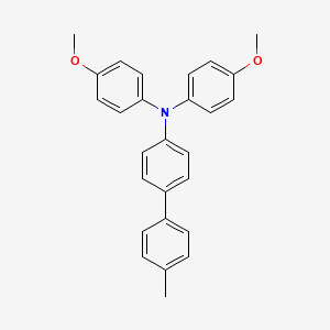 molecular formula C27H25NO2 B14276343 N,N-Bis(4-methoxyphenyl)-4'-methyl[1,1'-biphenyl]-4-amine CAS No. 135722-67-7
