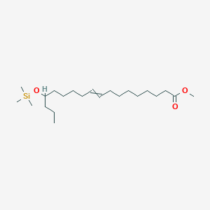 molecular formula C22H44O3Si B14276409 Methyl 15-[(trimethylsilyl)oxy]octadec-9-enoate CAS No. 141522-72-7