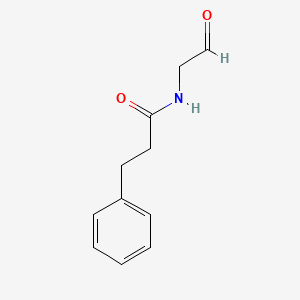 molecular formula C11H13NO2 B14276424 n-(2-Oxoethyl)-3-phenylpropanamide CAS No. 133950-83-1