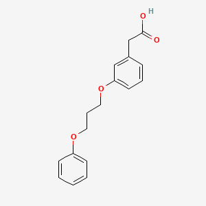 2-[3-(3-Phenoxypropoxy)phenyl]acetic acid