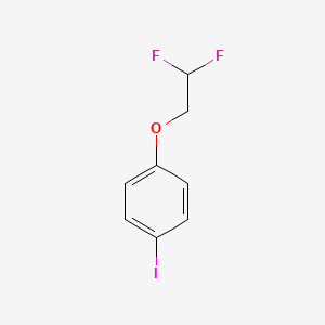 molecular formula C8H7F2IO B1427649 4-(2,2-Difluoroethoxy)iodobenzene CAS No. 1248010-90-3