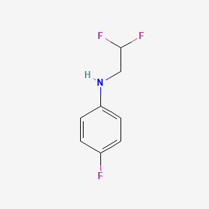 N-(2,2-difluoroethyl)-4-fluoroaniline