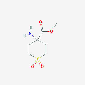 methyl 4-aminotetrahydro-2H-thiopyran-4-carboxylate 1,1-dioxide