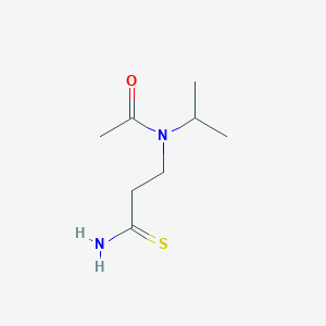 N-(2-carbamothioylethyl)-N-(propan-2-yl)acetamide