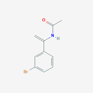 molecular formula C10H10BrNO B14276524 N-[1-(3-Bromophenyl)ethenyl]acetamide CAS No. 177750-15-1