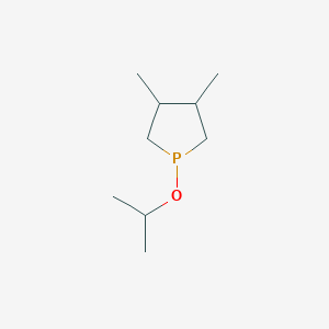 molecular formula C9H19OP B14276547 3,4-Dimethyl-1-[(propan-2-yl)oxy]phospholane CAS No. 155854-63-0