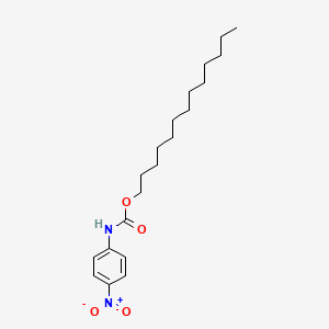 molecular formula C20H32N2O4 B14276580 Tridecyl (4-nitrophenyl)carbamate CAS No. 138516-96-8